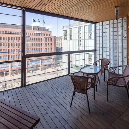 City Center Park View Studio With Sauna And Balcony Apartment Helsinki